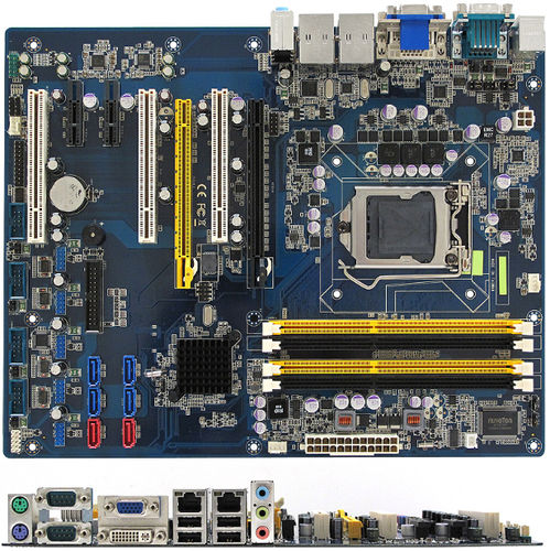 ATX-Mainboard - BC67Q - BCM Advanced Research - Intel® Core™ i Serie / Intel® / DDR3 SDRAM