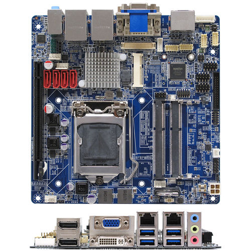 Mini-ITX-Mainboard - MX87QD - BCM Advanced Research - Intel® Core™ i Serie / Intel Q87 / DDR2 SDRAM