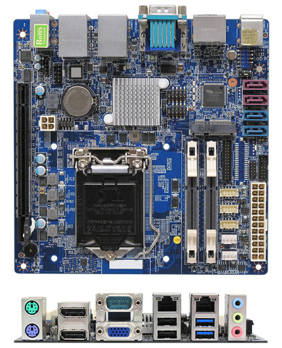 Mini-ITX-Mainboard - MX81H - BCM Advanced Research - Intel® Core™ i Serie / Intel® H81 / DDR2 SDRAM