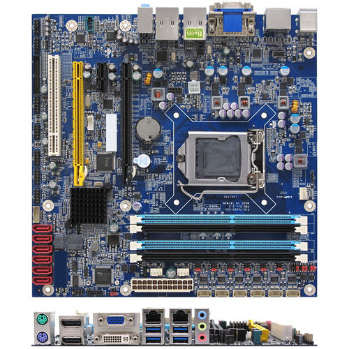 Micro-ATX-Mainboard - RX87Q - BCM Advanced Research - Intel® Core™ i Serie / Intel® / DDR3 SDRAM
