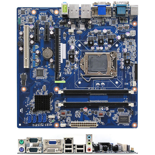 Micro-ATX-Mainboard - RX61H - BCM Advanced Research - Intel® Core™ i Serie / Intel® / DDR3 SDRAM