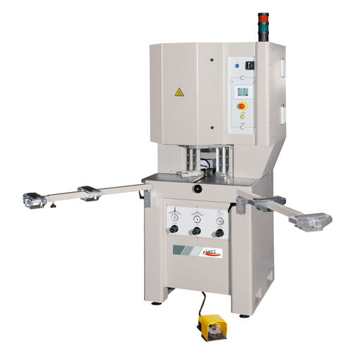Schweißmaschine mit Heizplatte - WM1V - ABCD MACHINERY S.r.l. - PLC-gesteuert / für PVC / Einkopf