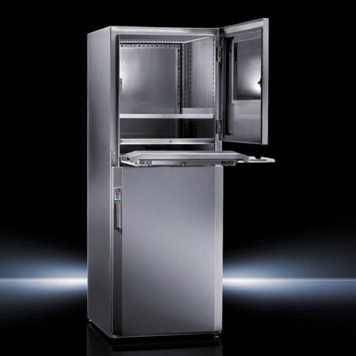 Schranksystem für PC - PC Series - RITTAL - bodenstehend / mit Glastür / mit Schublade