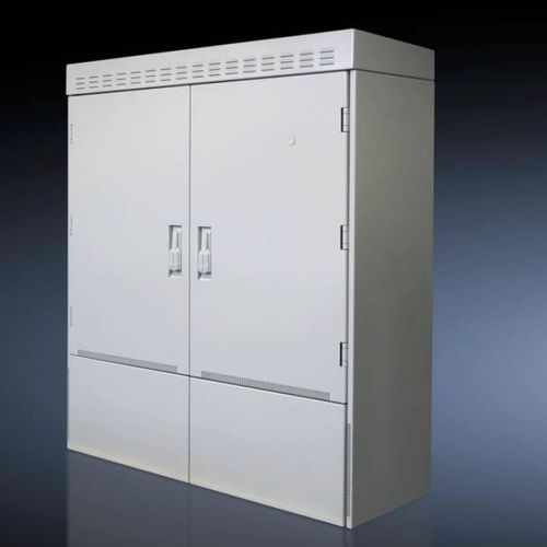 Schranksystem für Außenbereich - MFG 12 - RITTAL - bodenstehend / mit Doppeltür / Aluminium