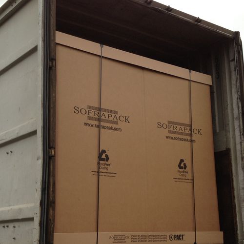 Holzpalettenbox - SOFRAPACK - Karton / Transport / für Materialumschlag