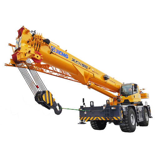 Mobiler Kran - XCR90 - XCMG - für Baustelle / für schwierige Gelände / dieselbetrieben