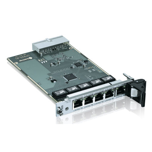 Ethernet-Switch-Karte / managed - CP933 - Kontron - 5 Ports / Netzwerkschicht 2 / Gigabit-Ethernet