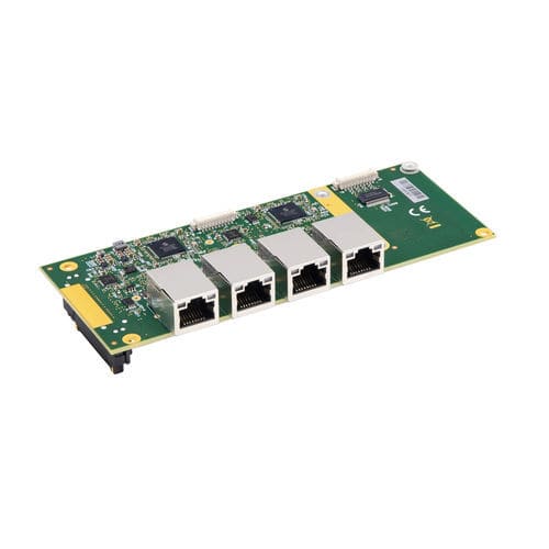 Digitale E/A-Karte - 3.5&rdquo;-eIO-4ETH - Kontron - Ethernet / LAN / Mehrkanal