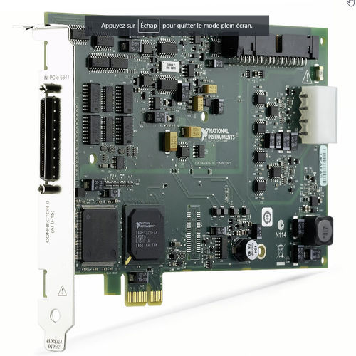 Digitale E/A-Karte - PCIe-6341 - NATIONAL INSTRUMENTS - analog / 24 E/A / 16 E
