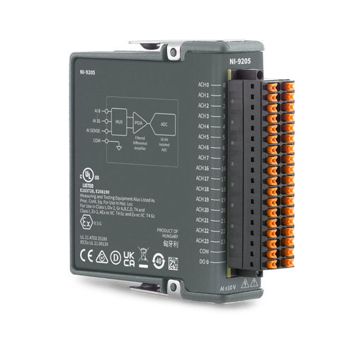 Analoges Eingangsmodul - NI-9205 - NATIONAL INSTRUMENTS - Sicherheit / Spannung / programmierbar