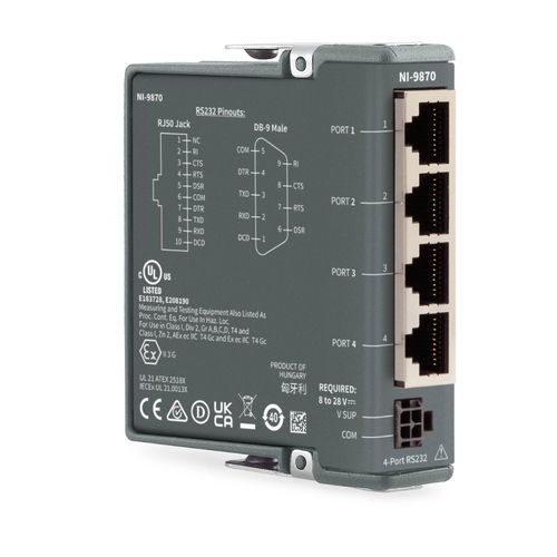 RS-232-Schnittstellenmodul - NI-9870 - NATIONAL INSTRUMENTS - Ethernet / Serie / Industrie