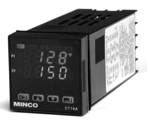 Digitaler Temperaturcontroller - -212 °C ... +2 320 °C | CT16A - MINCO - PID / Mehrkanal