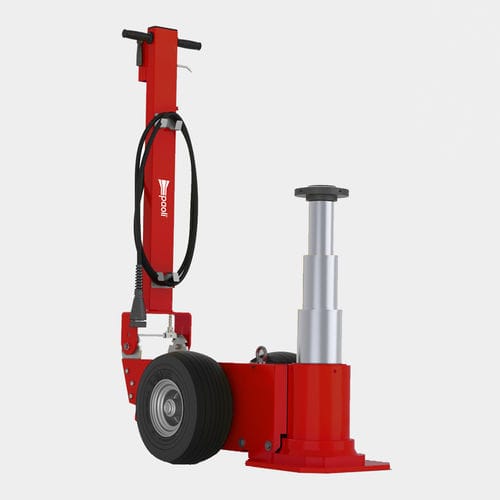 Hebebock auf Rollen - DPLIFT 80/31 - Paoli - pneumatisch / teleskopisch
