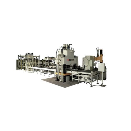 Hydraulische Pressenstraße - DEKUMA Rubber and Plastic Technology - Form / für Schleifsteine / Kolben
