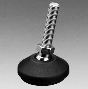 Maschinenfuß - 12.2063.100 series - APSOparts® - Gummi / Nivellier / Antivibration