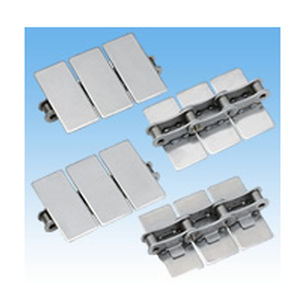 Edelstahl-Förderkette - T series - Tsubakimoto Chain - Latten / doppelt / schmierlose Grösse