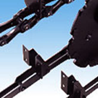 Edelstahl-Förderkette - AC series - Tsubakimoto Chain - mit Halterungen / für Abfallbehandlung
