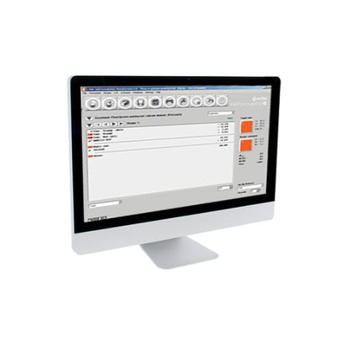 Entwicklungssoftware - InkFormulation - X-Rite Pantone - zur Qualitätskontrolle / Lagerung / Farbrezeptier