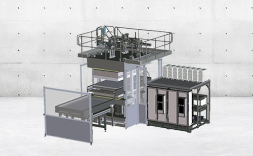 Vertikale Spritzgießmaschine - QUATTRO-RAM 700-700/850 - Maplan Maschinen und technische Anlagen, Planungs- und Fertigungsgesellschaft m.b.H. - servoelektrisch / für Gummi / für Automobilanwendungen