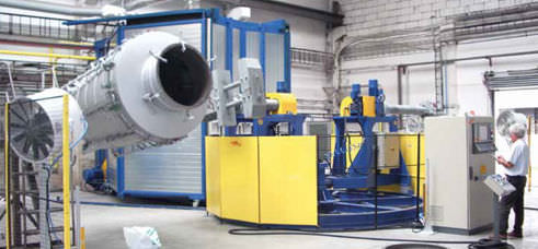 Shuttle-Rotationsformmaschine - ROTOSWING - Caccia Engineering S.r.l.