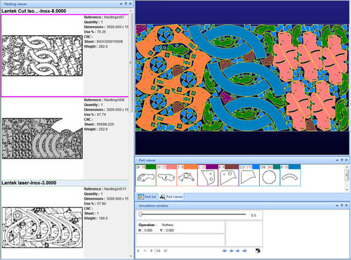 Programmiersoftware - Lantek Expert Cut - Lantek Sheet Metal Solutions S.L. - CAD/CAM / für CNC-Schneidmaschine / für die Blechbearbeitung