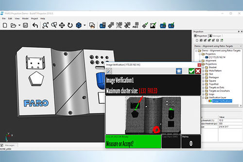 Kontrollsoftware - BuildIT Projector - FARO - CAD / Entwicklung / Planung