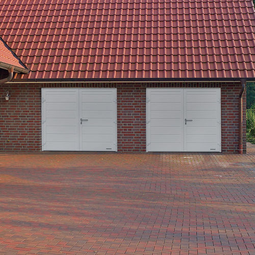 Mehrteiliges Tor - DFT 42 - Hörmann - einflügelig / Edelstahl / Aluminium