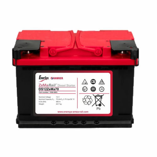 Bleibatterie - HAWKER® ZEMA™ DS - ENERSYS - Block / für die Bahntechnik / wartungsfrei