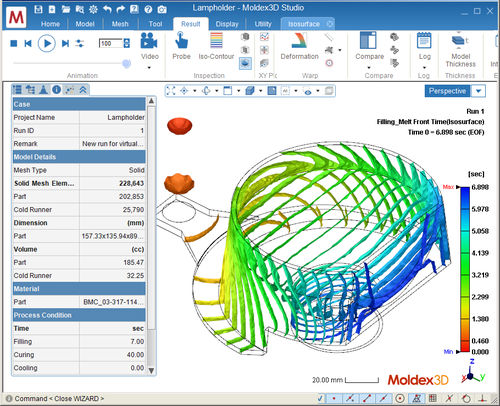 Analysesoftware - Viewer - Moldex3D, CoreTech System Co., Ltd. - Visualisierung / Optimierung / Kontroll