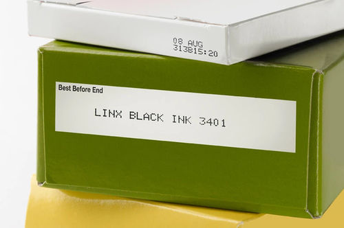 Tinte für Tintenstrahldruck - 3401 - LINX PRINTING TECHNOLOGIES LTD - Lösungsmittel / für Karton / schwarz