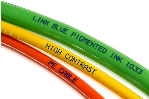 Tinte für Kunststoff - 1033 - LINX PRINTING TECHNOLOGIES LTD - blau / pigmentiert
