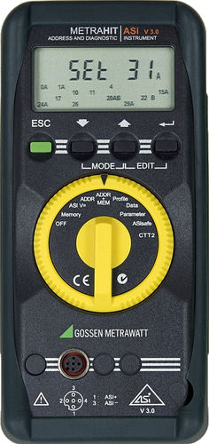 Netzwerktester - METRAHit ASi V3.0 - GOSSEN METRAWATT GmbH - Feldbus / Detektor / für Diagnose
