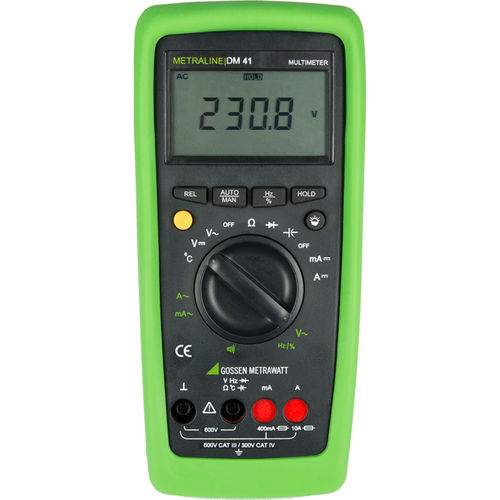 Digitales Multimeter - Metraline DM 41 - GOSSEN METRAWATT GmbH - tragbar / 600 V / 10 A