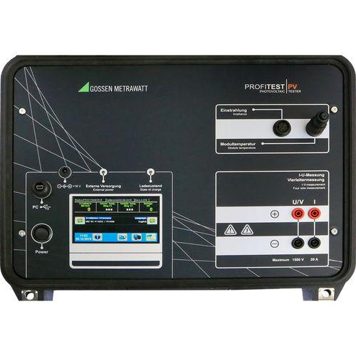 Tester für Photovoltaikmodule - Profitest PV 1500 - GOSSEN METRAWATT GmbH - Spannung / Kurzschlussstrom / Benchtop