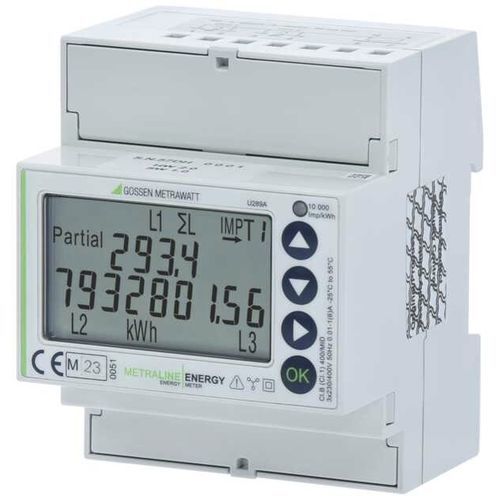 Drehstromzähler - U289 F - GOSSEN METRAWATT GmbH - für DIN-Schiene / digital / MID-zertifiziert
