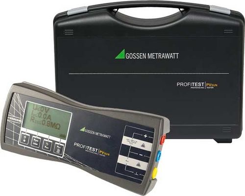 Elektrischer Sicherheitstester - PROFITEST PVsun   - GOSSEN METRAWATT GmbH - PV