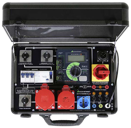 Elektrischer Sicherheitstester - METRATESTER 5+3P   - GOSSEN METRAWATT GmbH - für Elektrogeräte / PAT / für 1- und 3-phasige Geräte