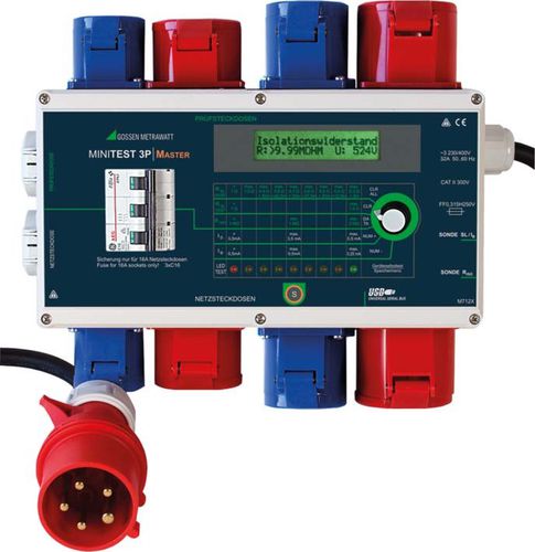 Elektrischer Sicherheitstester - MINITEST 3P MASTER - GOSSEN METRAWATT GmbH - PAT / für Elektrogeräte / tragbar