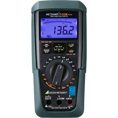 Digitales Multimeter - METRAHIT T-COM PLUS - GOSSEN METRAWATT GmbH - mit Bargraphanzeige / tragbar / 600 V