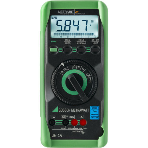 Digitales Multimeter - METRAHIT 2+ - GOSSEN METRAWATT GmbH - mit Bargraphanzeige / tragbar / 600 V