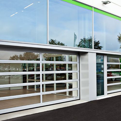 Sektionaltor - OH1042FGI - ASSA ABLOY Entrance Systems - Glas / Industrie / für den Innenbereich