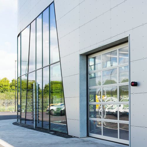 Sektionaltor - OH1042FI - ASSA ABLOY Entrance Systems - Aluminium / Glas / Industrie
