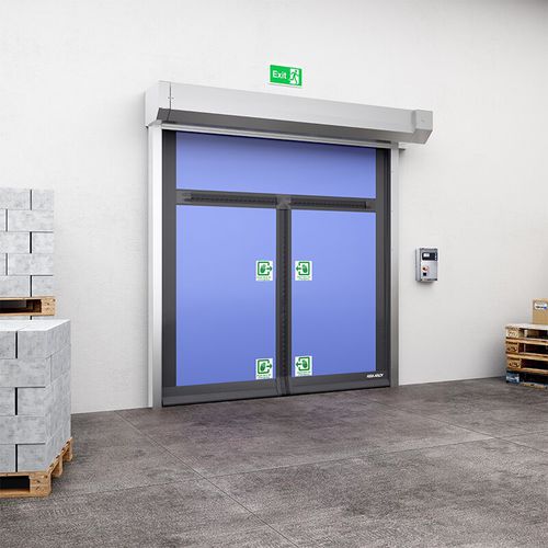 Rolltor - HS90 series - ASSA ABLOY Entrance Systems - Stahl / für den Innenbereich / Schnelllauf