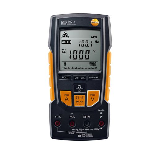 Digitales Multimeter - 760-3 - TESTO - tragbar / 1000 V / 10 A