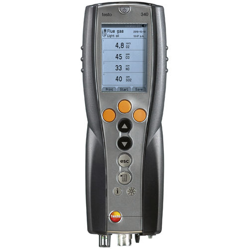 Tragbarer Verbrennungsanalysator - 340 - TESTO - O2 / SO2 / NO2