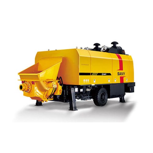 Anhängermontierte Betonpumpe - HBT6013C-5I - SANY - für Baustelle / Kolben / für Industrieanwendungen