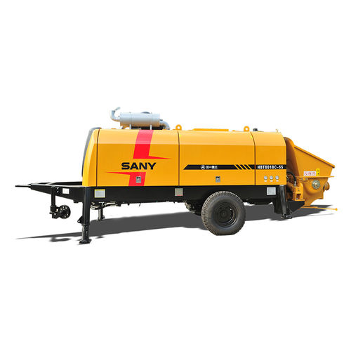 Anhängermontierte Betonpumpe - HBT8018C-5S - SANY - für Baustelle / Kolben / für Industrieanwendungen