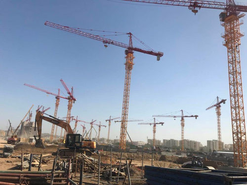 Festinstallierter Kran - SYT250(T7527-12) - SANY - Turm / für Baustelle / für Hubanwendungen