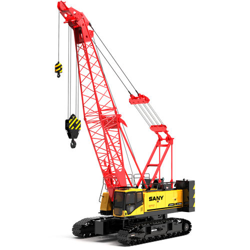 Kran auf Raupen - SCC1000A - SANY - Ausleger / Gitter / für Baustelle