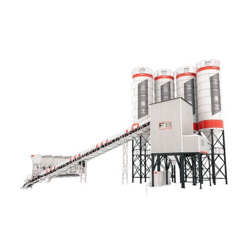 Festinstallierte Betonmischanlage - HZS180F8 - SANY - kontinuierlich